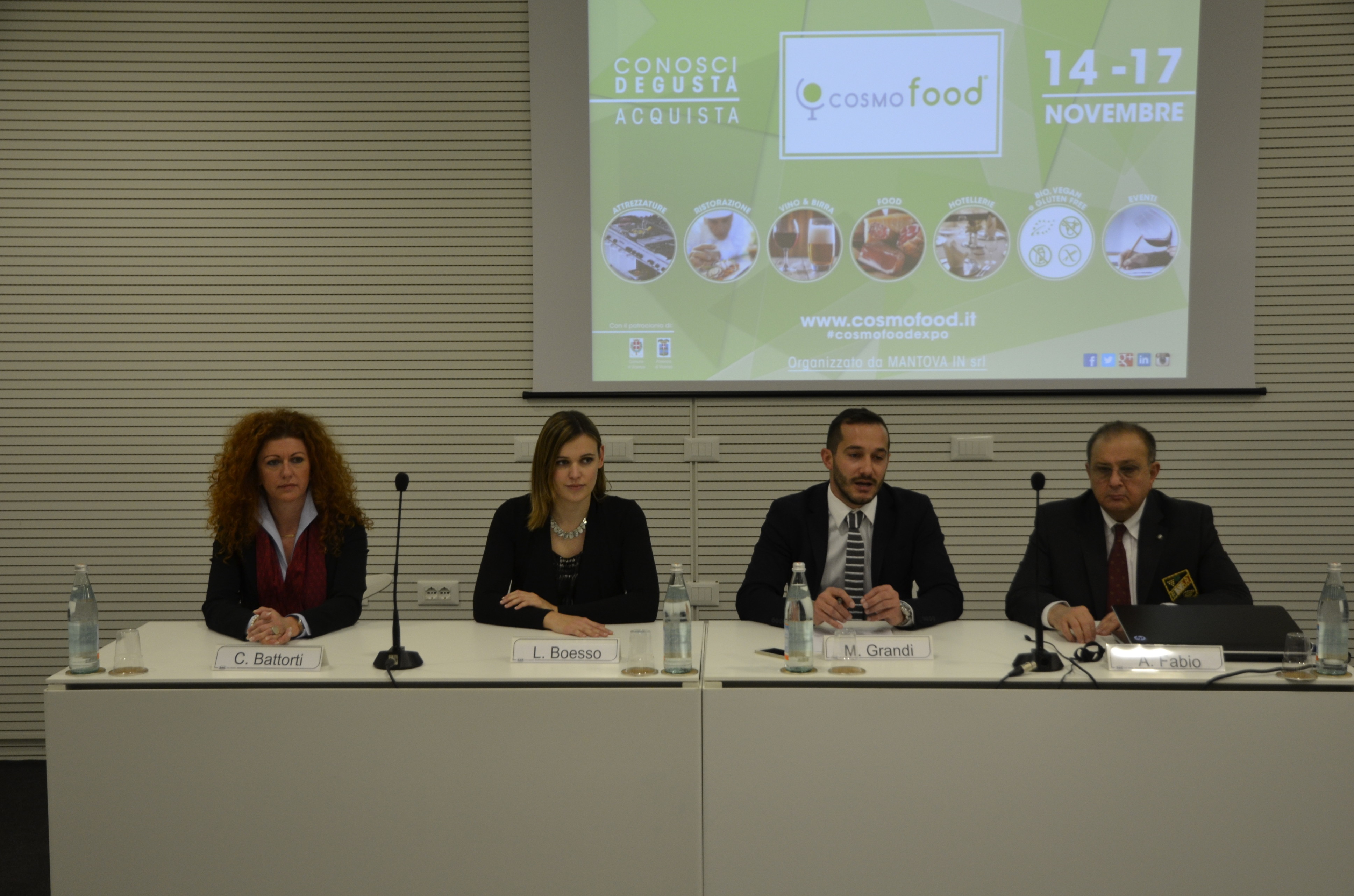 conferenza stampa presentazione Cosmofood 2015