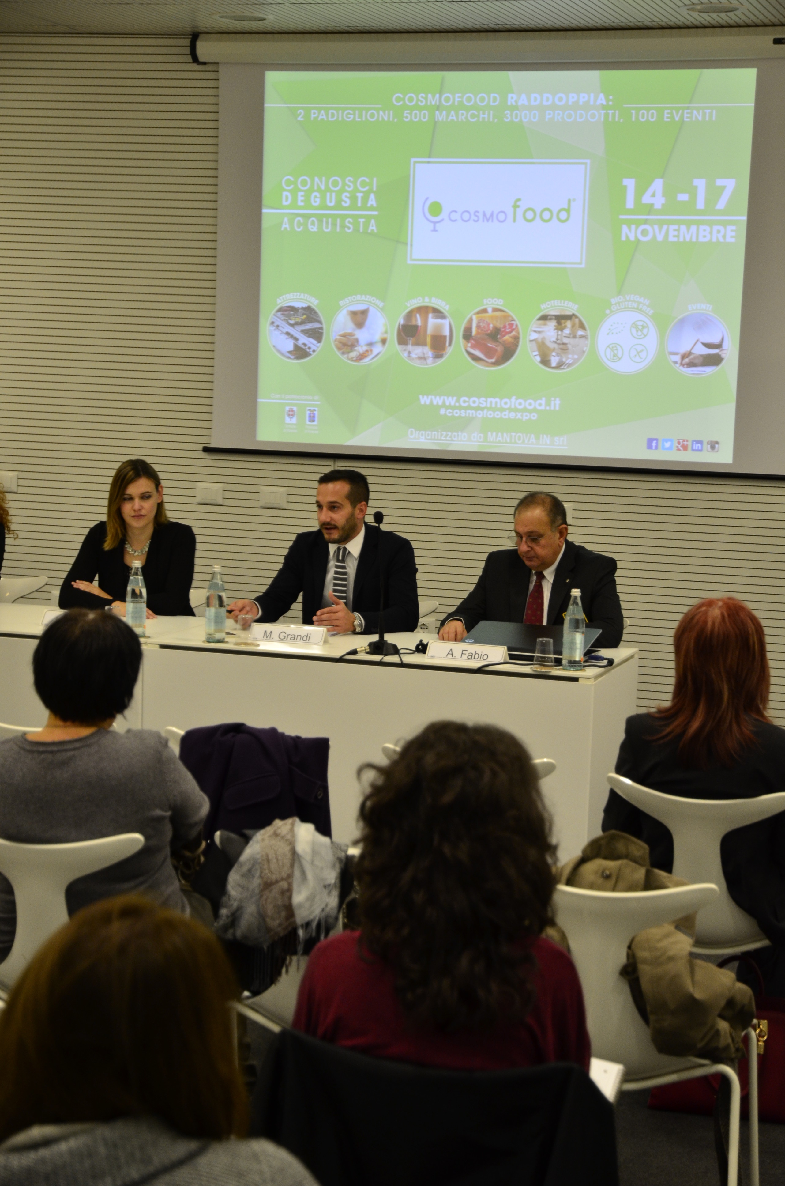 conferenza stampa presentazione Cosmofood 2015