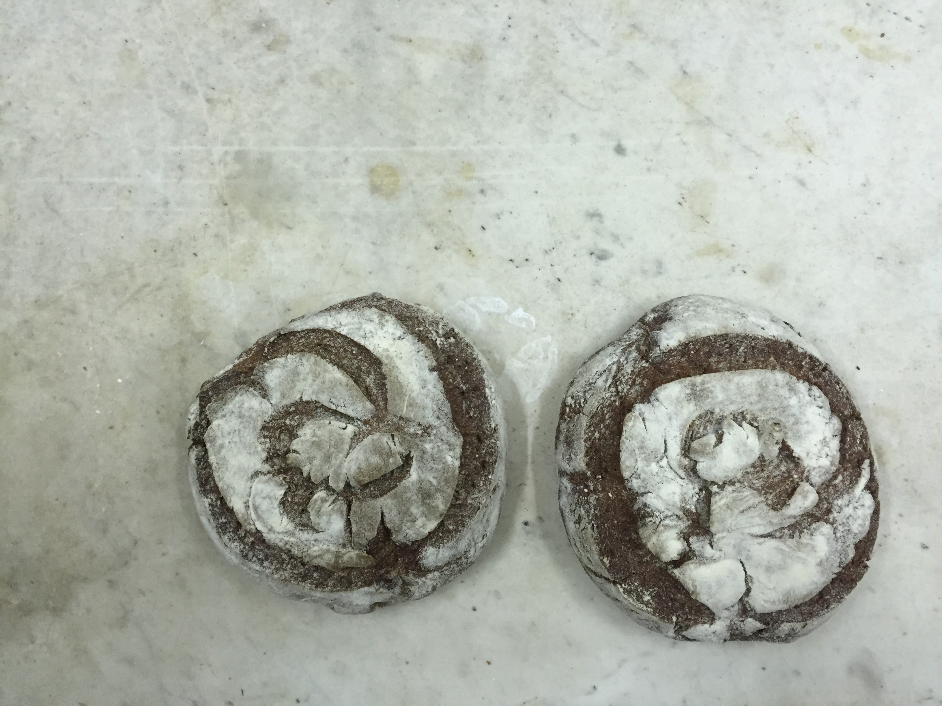 pane di farina di sussistenza di corteccia interna di betulla e castagne