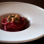 Spaghettone alla bietola e padellata di canestrello