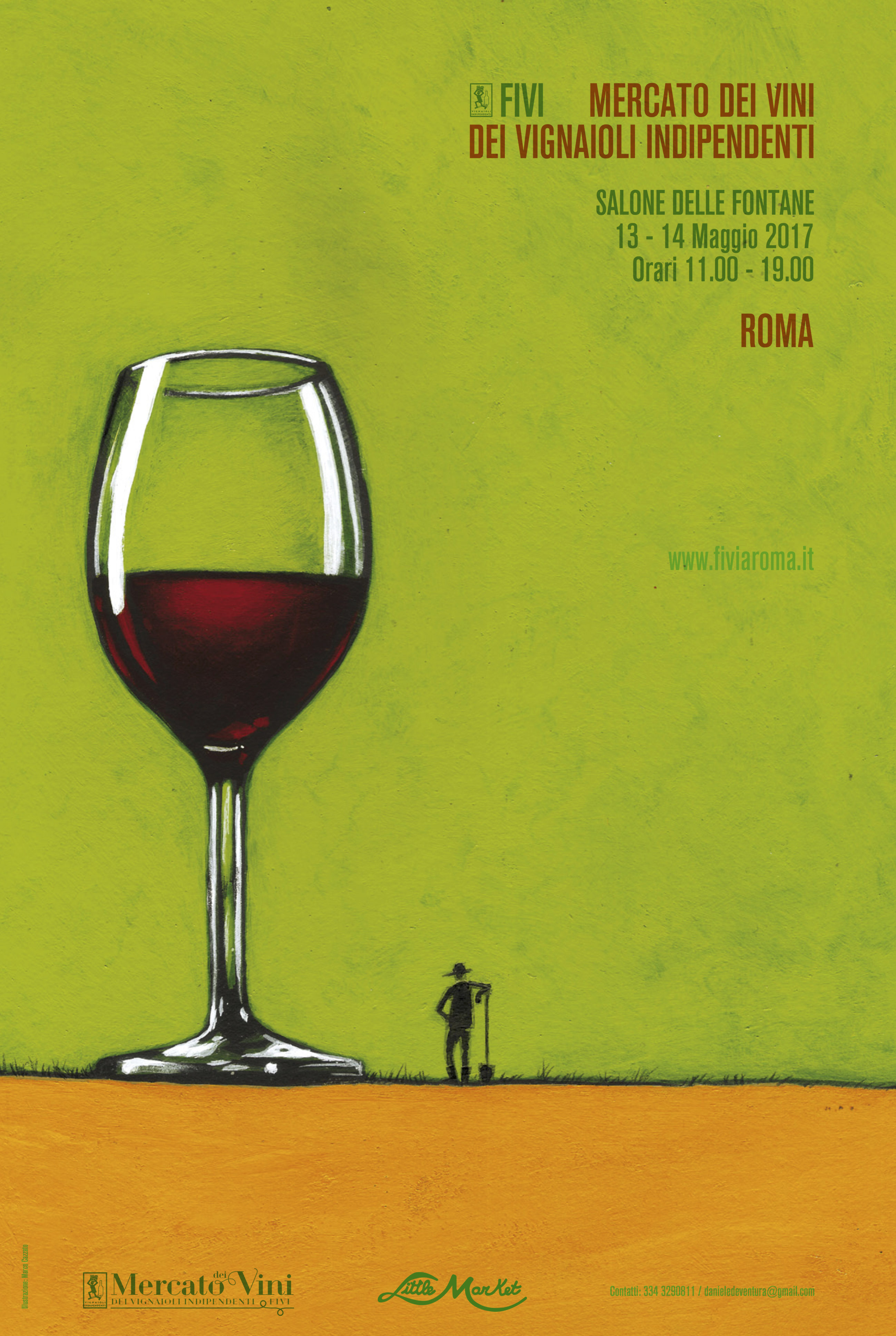 Locandina Mercato vini Roma