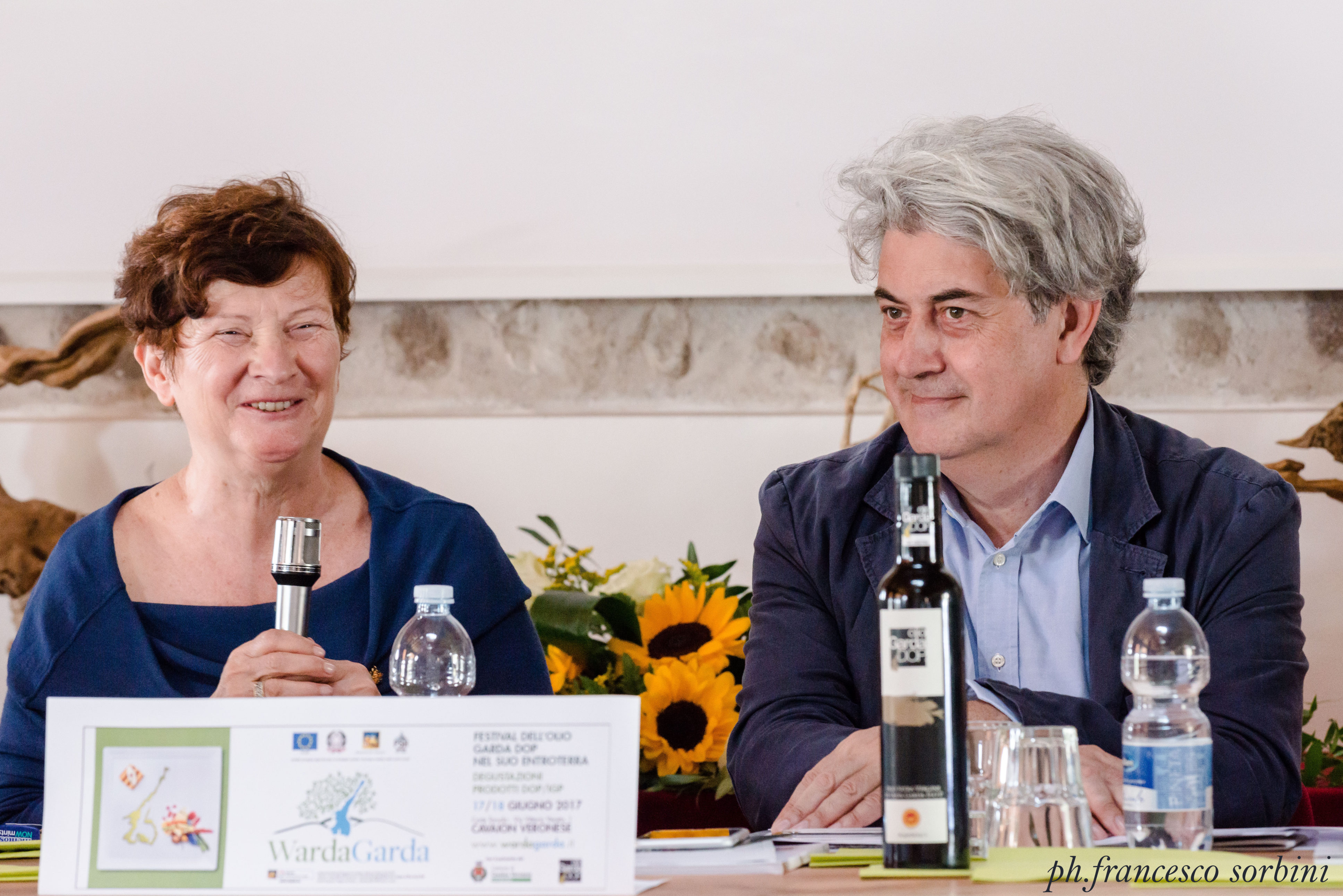 Gabriella Stansfield e Luigi Caricato | Convegno Olio Garda DOP