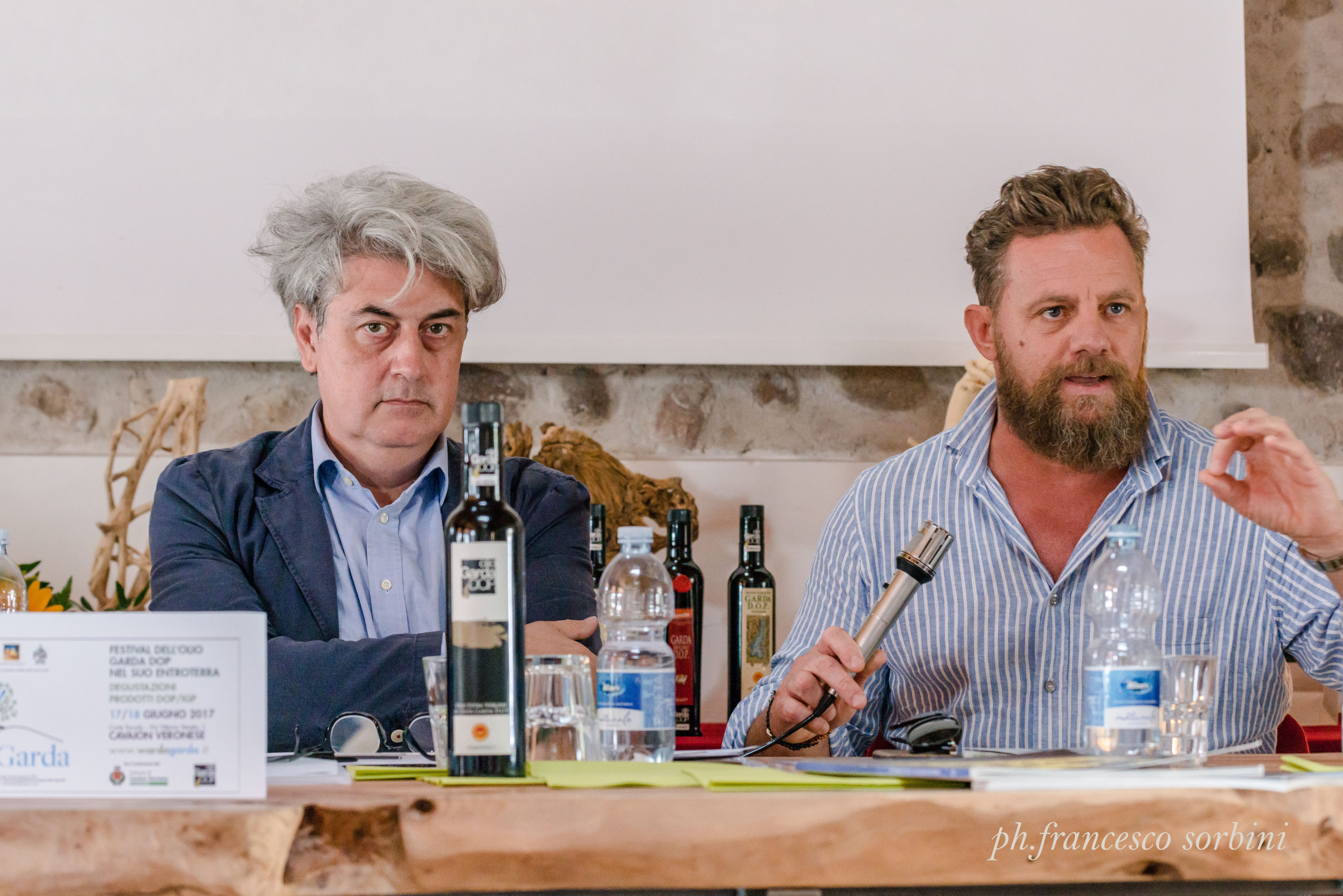 Luigi Caricato e Matteo Felter | Convegno Olio Garda DOP