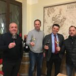 Giancarlo Cavazza (vice presidente Consorzio Colli Berici e Vicenza), Silvio Dani (Presidente Consorzio Vini Colli Berici e Vicenza), Silvano Nicolato (Presidente Consorzio Vini Gambellara) e Nicola Dal Maso (vice presidente Consorzio Colli Berici e Vicenza)