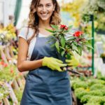 Smiling young gardener