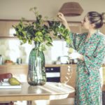 Young woman at home