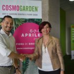 Mauro Grandi e Nada Forbici (Presidente Assofloro Lombardia e Associazione Florovivaisti Bresciani)