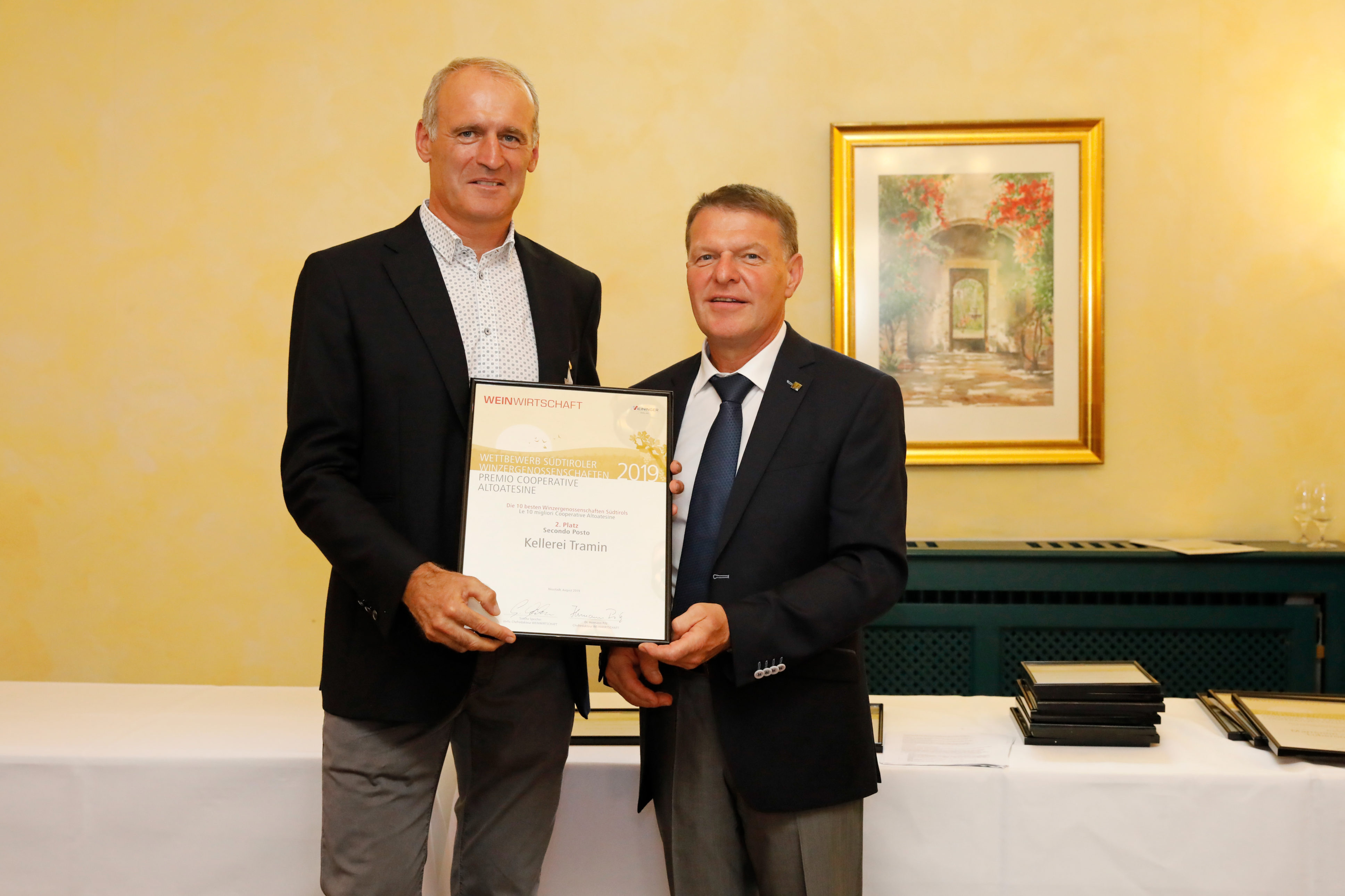 Willi Sturz con Hermann Pilz
