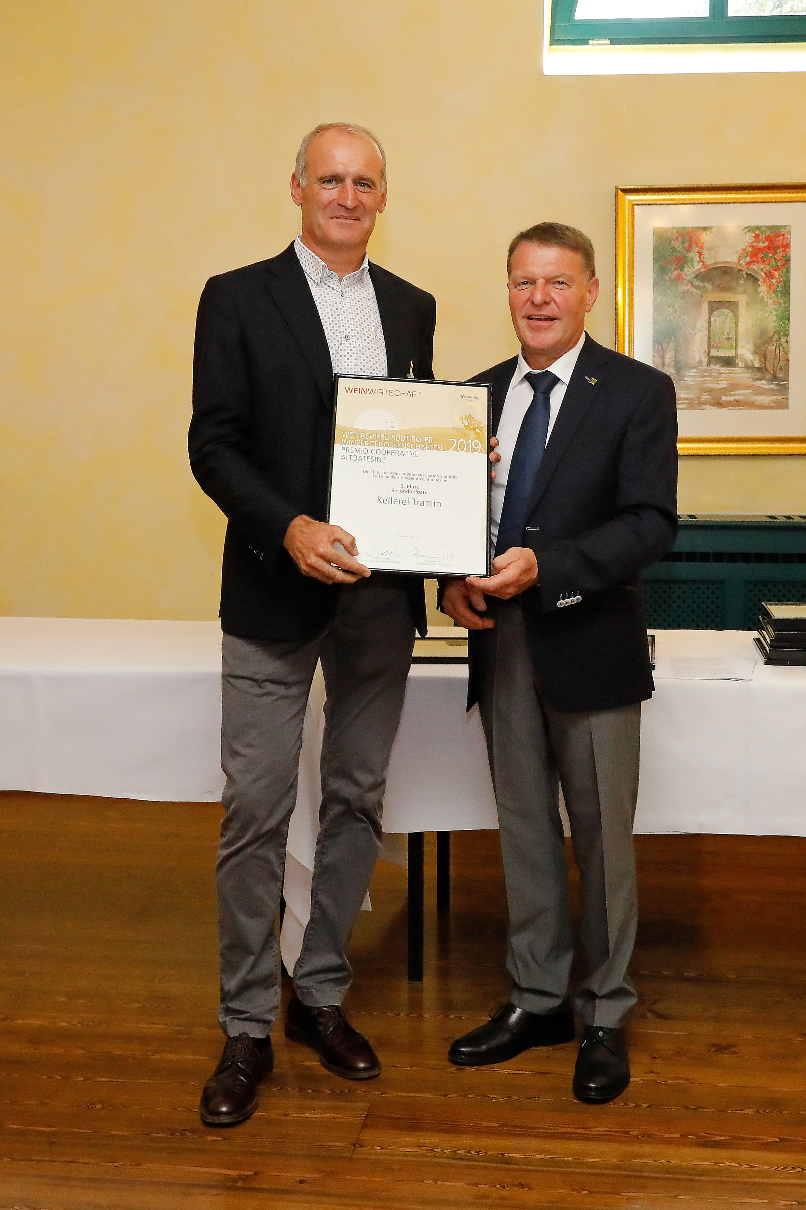 Willi Sturz con Hermann Pilz